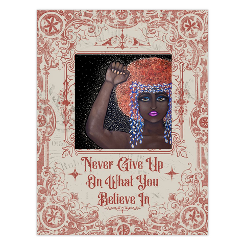 Never Give Up Greeting Card