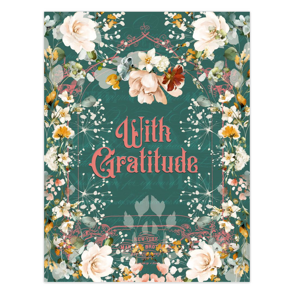 With Gratitude Greeting Cards