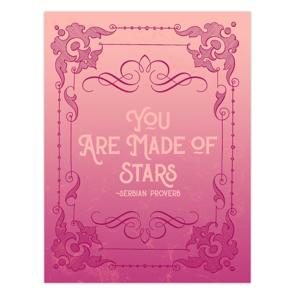 Made of Stars Greeting Card