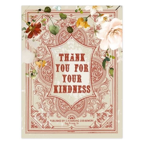 Thank You For Your Kindness Greeting Cards