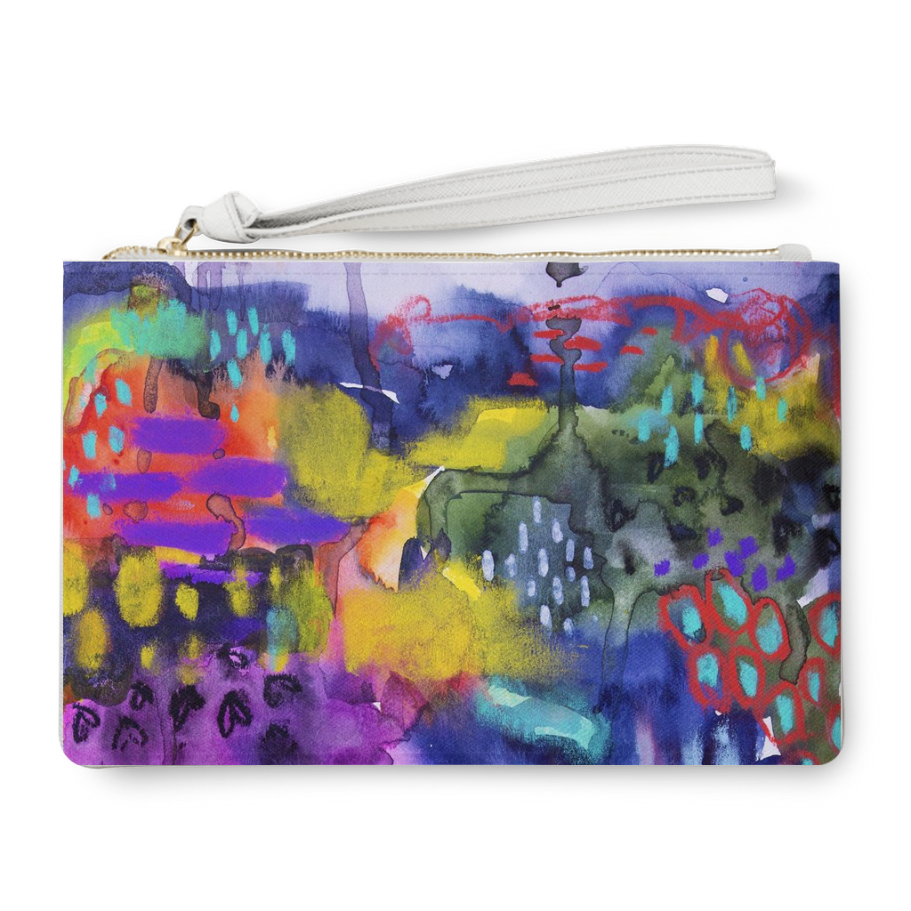 Abstract Mona Clutch